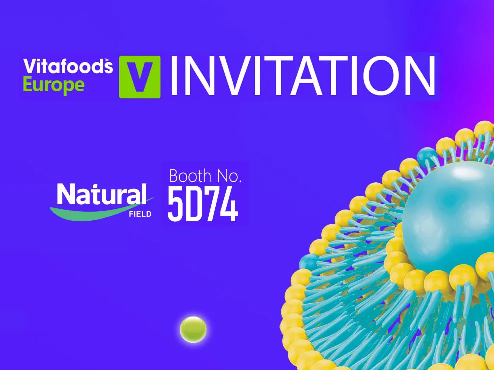 Natural Field to Showcase Co-loading Liposome Technology and Anti-aging Solutions at Vitafoods Europe 2026 in Barcelona