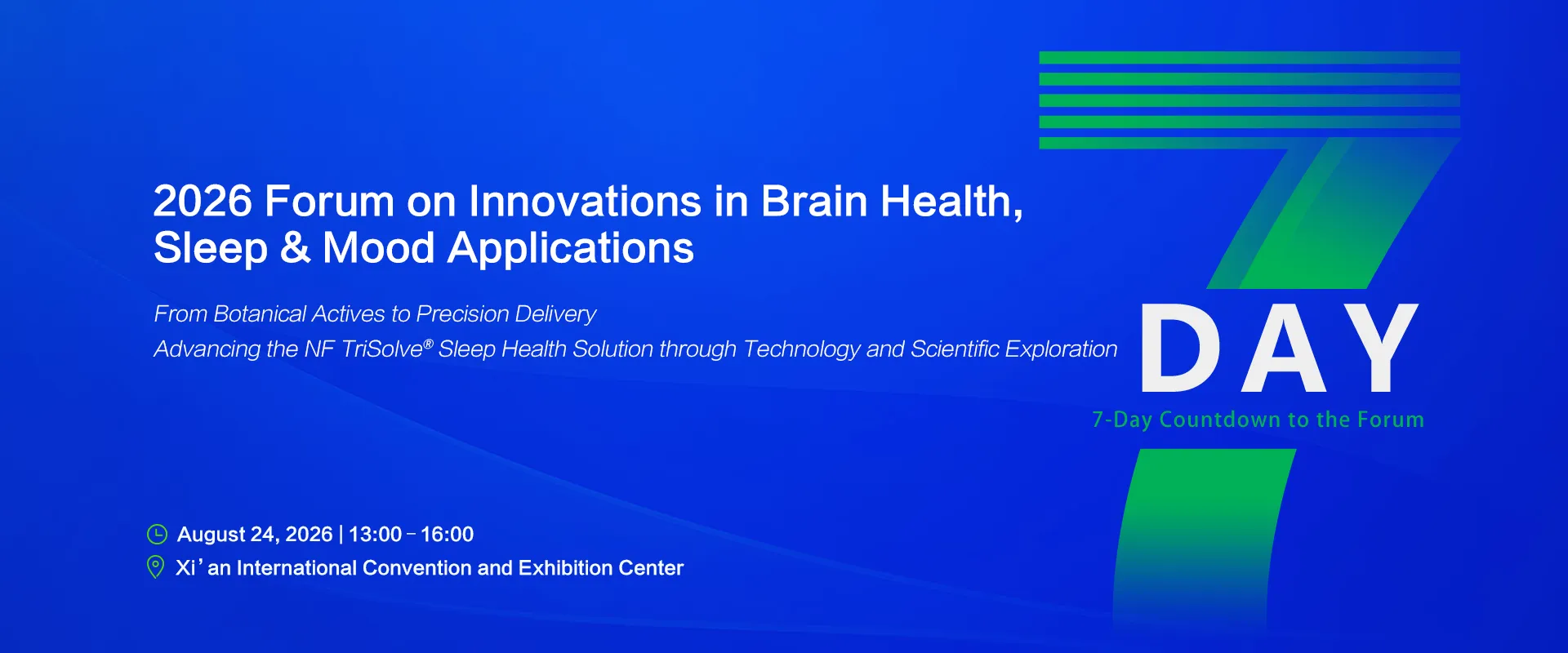 7 Days to Go NF TriSolve Sleep Health Solution Technology Forum Is Coming